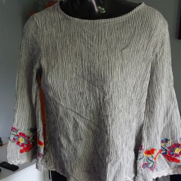 LIFE STYLE PETITE SHIRT - Picture 1 of 1